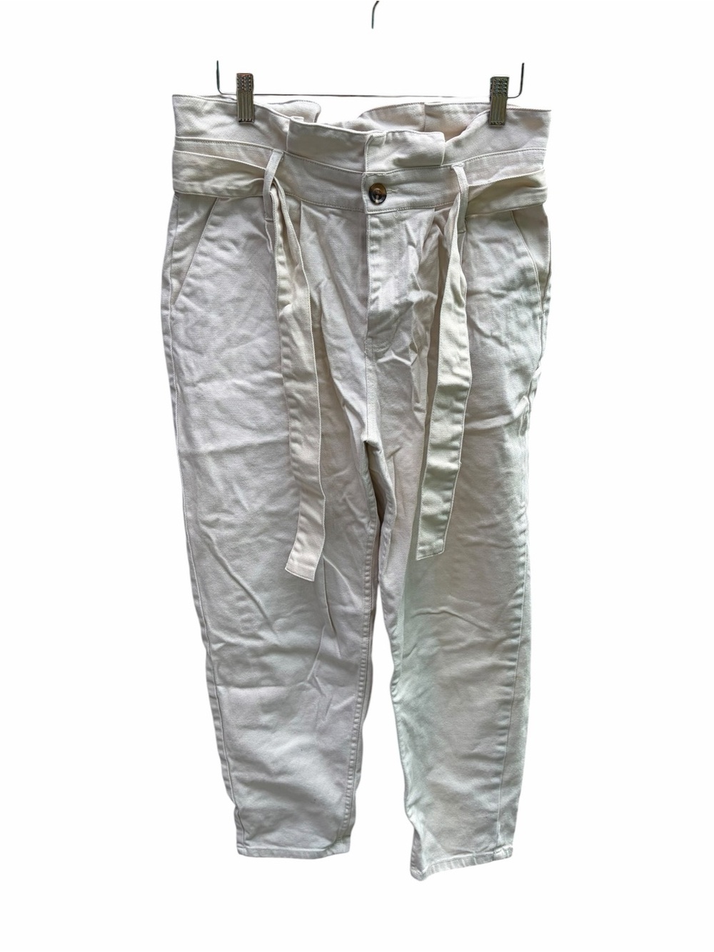 Who What Wear White Paperbag Waist Pants – Women’s Size 8